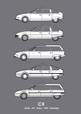 Part of my Classic Car Profiles collection, this design ...
