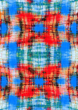 red blue green and black plaid pattern abstract backgro ...