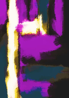 white pink and blue painting texture abstract with blac ...