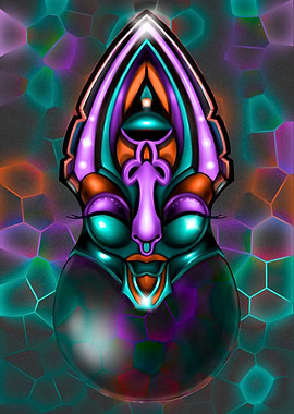 AFRO-DECO is a unique line of mask illustrations. Each ...