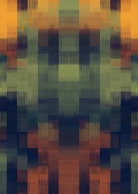 green brown black and yellow plaid pattern abstract bac ...