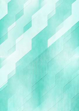 fresh white and turqiuse pattern