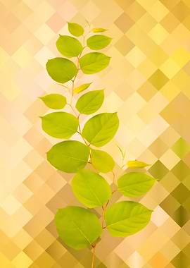 retro green nature 2