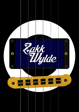 Zakk Wylde [partial guitar detail]