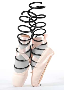 ballerina with springs