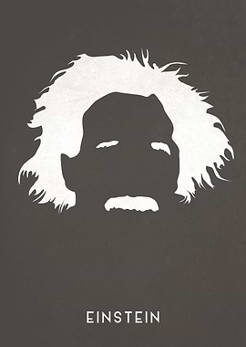 Legendary Mustaches - Albert Einstein