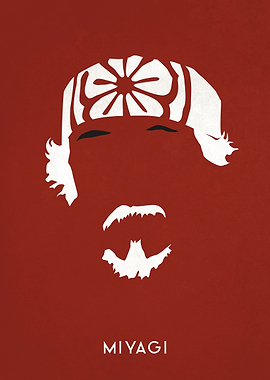 Legendary Mustaches - Mr. Miyagi from Karate Kid.
