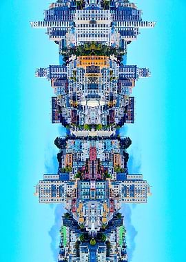 buildings with blue sky