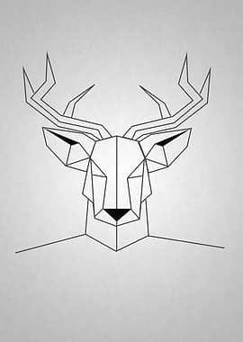 Moose head geometric
