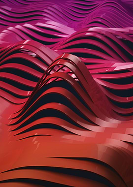 Noise #01 Tiled 2/3 - 3D Render. Part two of a triple p ...