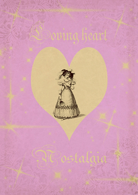 Loving heart nostalgia
