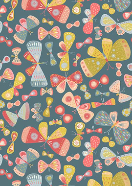 Butterflies dancing the Ta