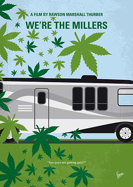 No763 My We are the Millers minimal movie poster After ...