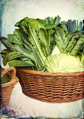 vegetables in the basket