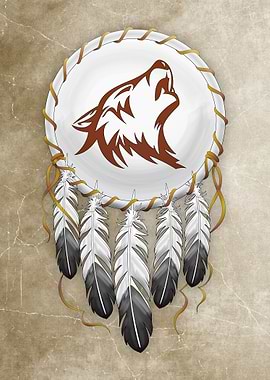 Wolf Dreamcatcher