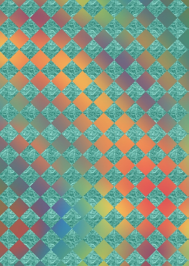 Abstract in rainbow colors.