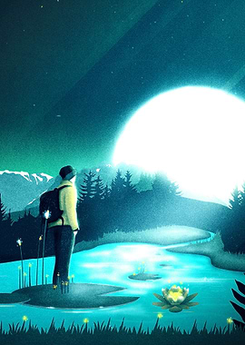 Lost in the Moment | Digital Art, 2017