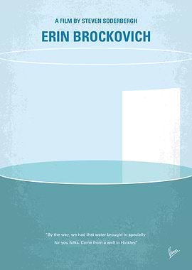 No769 My Erin Brockovich minimal movie poster An unemp ...
