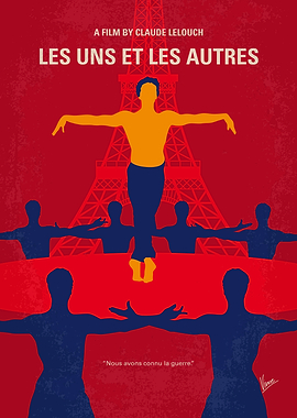 No771 My Les Uns et les Autres minimal movie poster Tr ...