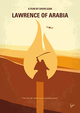 No772 My Lawrence of Arabia minimal movie poster The s ...