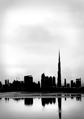 Burj Khalifa, Black & Whit