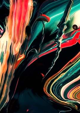 ABSTRACT COLORFUL PAINTING II-C. Another exciting part ...