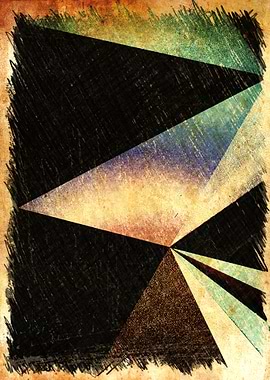 Ancient Triangles in Charcoal