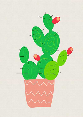 Potted Cactus