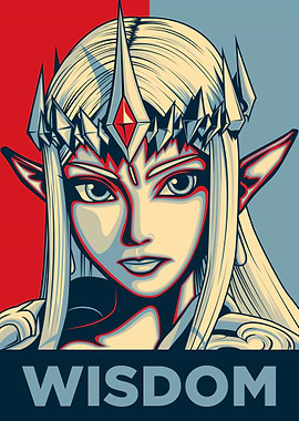 'WISDOM' Princess Zelda's triforce. One of the most im ...