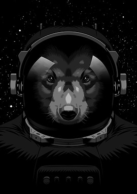 Bear astronaut