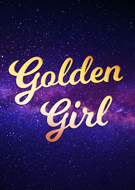 Golden Girl type art with