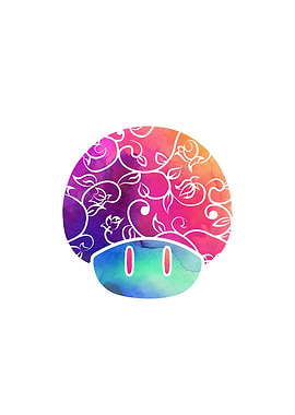 Psychedelic Tie-Dye Shroomy