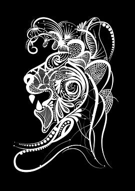Lion. One of my painting series are 12 Horoscope Signs, ...