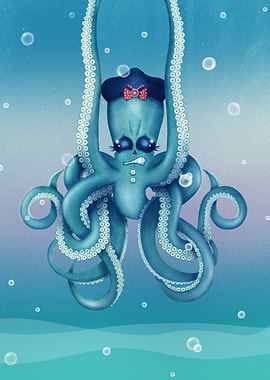 Octopus Dilemma | Digital Art, 2017