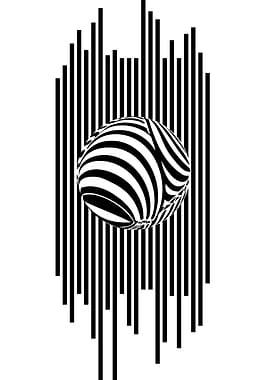 My refraction abstract minimal design with a subtle hin ...