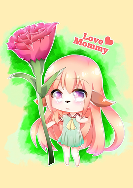 Happy Mother's Day Furry Girl. A long blonde hair, dog ...