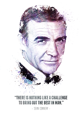The Legendary Sean Connery and his quote.