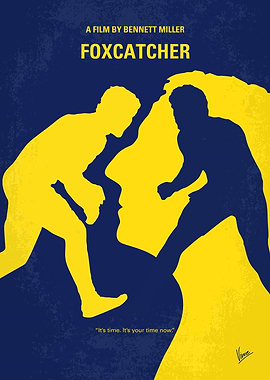 No788 My Foxcatcher minimal movie poster Mark and Dave ...