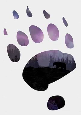 Bear footprint - Landscape