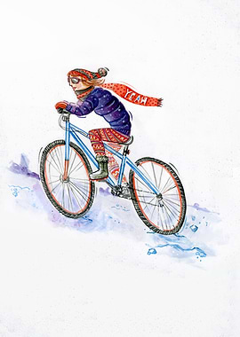 Yeah! Every weather can be great for biking. This water ...