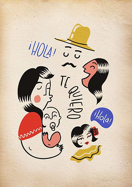 Hola, hello, te quiero, I love you... Say it in Spanish ...