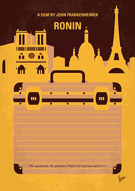 No801 My RONIN minimal movie poster A freelancing form ...