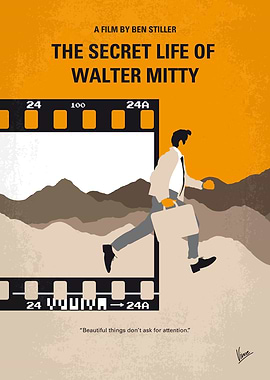 No806 My The Secret Life of Walter Mitty minimal movie ...