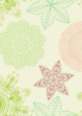 Hand Drawn Mandala Pattern 05