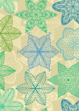 Hand Drawn Mandala Pattern 07