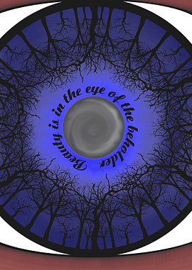 true beauty is not only seen.