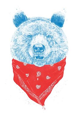 Wild bear (color version)