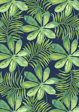 Tropical branches on dark pattern 01