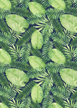 Tropical branches on dark pattern 02