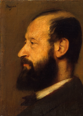 Edgar Degas - Joseph-Henri Altès (1826–1895), 1868, oil ...